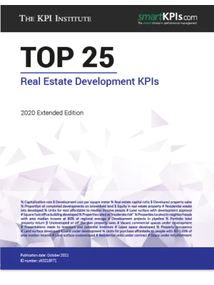 Top 25 Real Estate Development KPIs  – 2020 Extended Edition 
