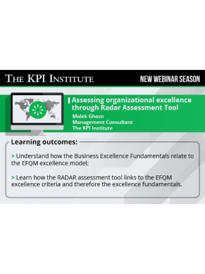 Assessing organizational excellence through Radar Assessment Tool