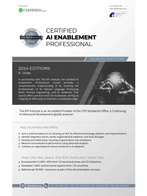 Live Online Certified AI