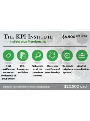 The KPI Institute insight plus Membership