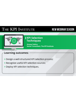 KPI Selection techniques 2016 Global Edition