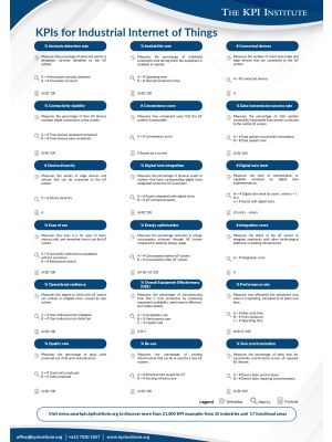 KPIs for Industrial Internet of Things