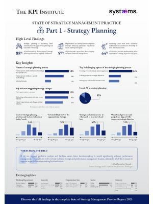State of Strategy Management Practice Part 1 - Strategy Planning