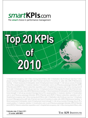 Top 20 KPIs of 2010