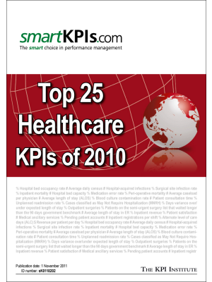 Top 25 Healthcare KPIs of 2010