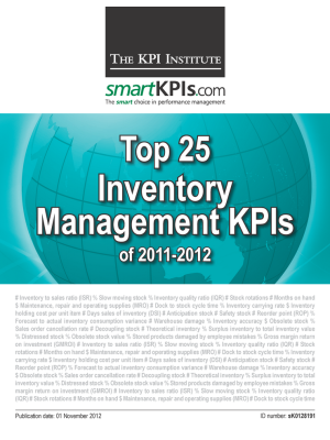 Top 25 Inventory Management KPIs of 2011-2012