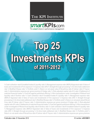 Top 25 Investments KPIs of 2011-2012