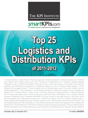 Top 25 Logistics and Distribution KPIs of 2011-2012