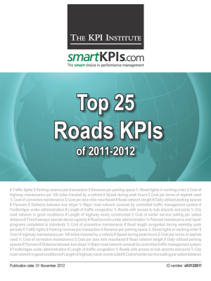 Top 25 Roads KPIs of 2011-2012