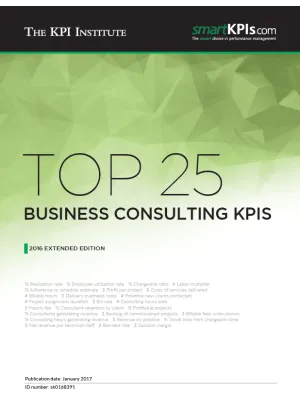 Top 25 Business Consulting KPIs - 2016 Extended Edition
