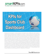 KPIs for Sports Club Dashboard