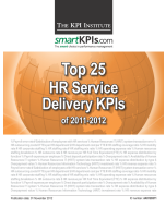 Top 25 HR Service Delivery KPIs of 2011-2012