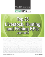 Top 25 Livestock, Hunting and Fishing KPIs of 2011-2012