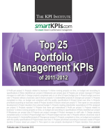 Top 25 Portfolio Management KPIs of 2011-2012