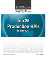 Top 25 Production KPIs of 2011-2012