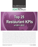 Top 25 Restaurant KPIs of 2011-2012