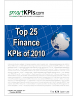 Top 25 Finance KPIs of 2010