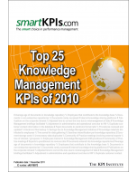 Top 25 Knowledge Management KPIs of 2010