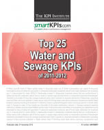 Top 25 Water and Sewage KPIs of 2011-2012