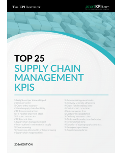 Top 25 Supply Chain Management KPIs – 2026 Edition