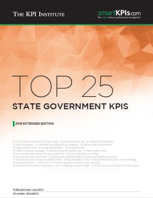 Top 25 State Government KPIs – 2016 Extended Edition 