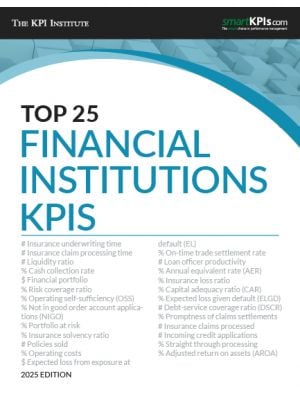 Top 25 Financial Institutions KPIs – 2025 Edition