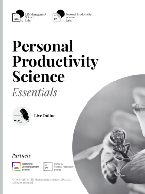 Live Online Personal Productivity Science Essentials