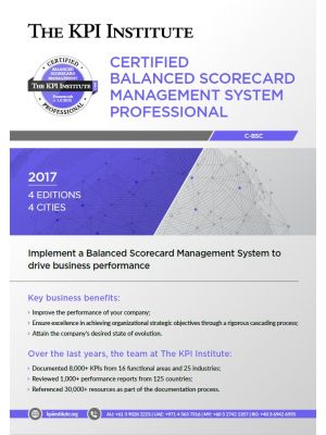 Certified Balanced Scorecard Management System Professional