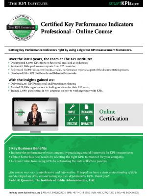 Certified KPI Professional - Online Course