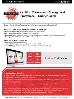 Certified Performance Management Professional - Online Course