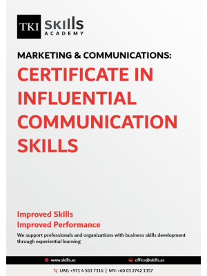 Certificate in Influential Communication Skills
