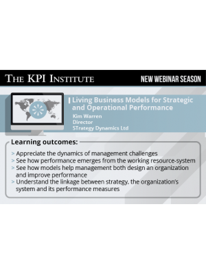 Living Business Models for Strategic and Operational Performance