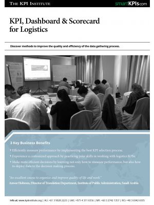 KPI, Dashboard & Scorecard for Logistics
