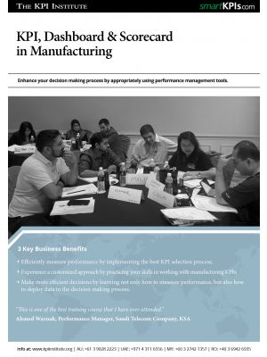 KPI, Dashboard & Scorecard for Manufacturing