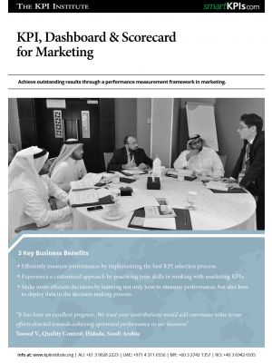 KPI, Dashboard & Scorecard for Marketing