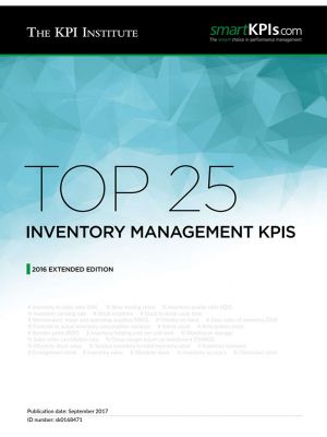 Top 25 Inventory Management KPIs 2016 Edition