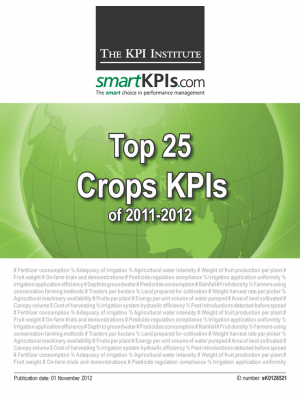Top 25 Crops KPIs of 2011-2012