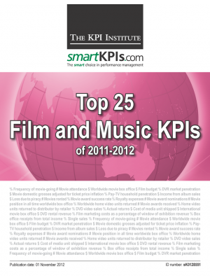 Top 25 Film and Music KPIs of 2011-2012