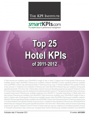Top 25 Hotel KPIs of 2011-2012