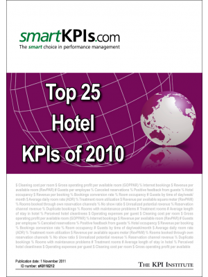 Top 25 Hotel KPIs of 2010