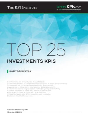 Top 25 Investments KPIs – 2016 Extended Edition