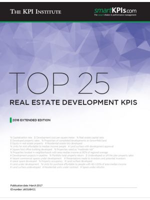 Top 25 Real Estate Development KPIs – 2016 Extended Edition