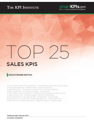 Top 25 Sales KPIs - 2016 Extended Edition