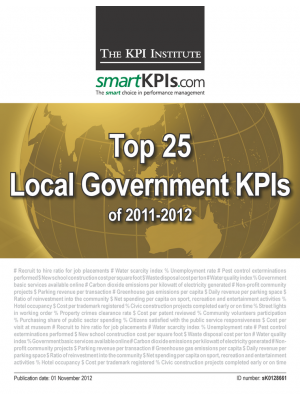 Top 25 Local Government KPIs of 2011-2012