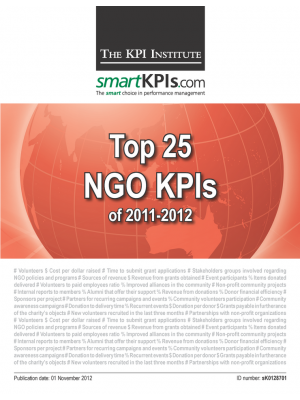 Top 25 NGO KPIs of 2011-2012