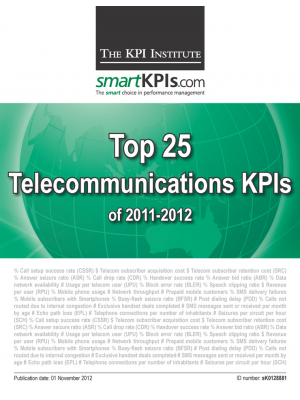Top 25 Telecommunications KPIs of 2011-2012