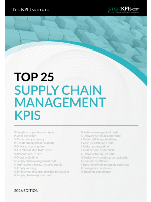 Top 25 Supply Chain Management KPIs – 2026 Edition