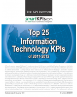 Top 25 Information Technology KPIs of 2011-2012