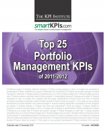 Top 25 Portfolio Management KPIs of 2011-2012