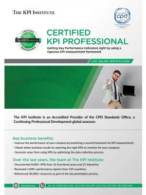 Live Online Certified KPI Professional 10-14 August